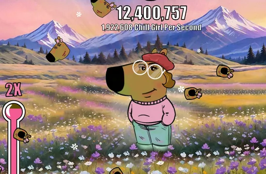 Chill Girl Clicker Screenshot