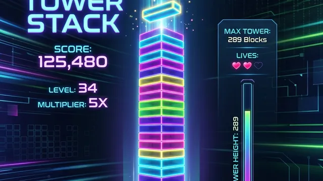 Stack Tower - Play Online for Free! | aBrainrot